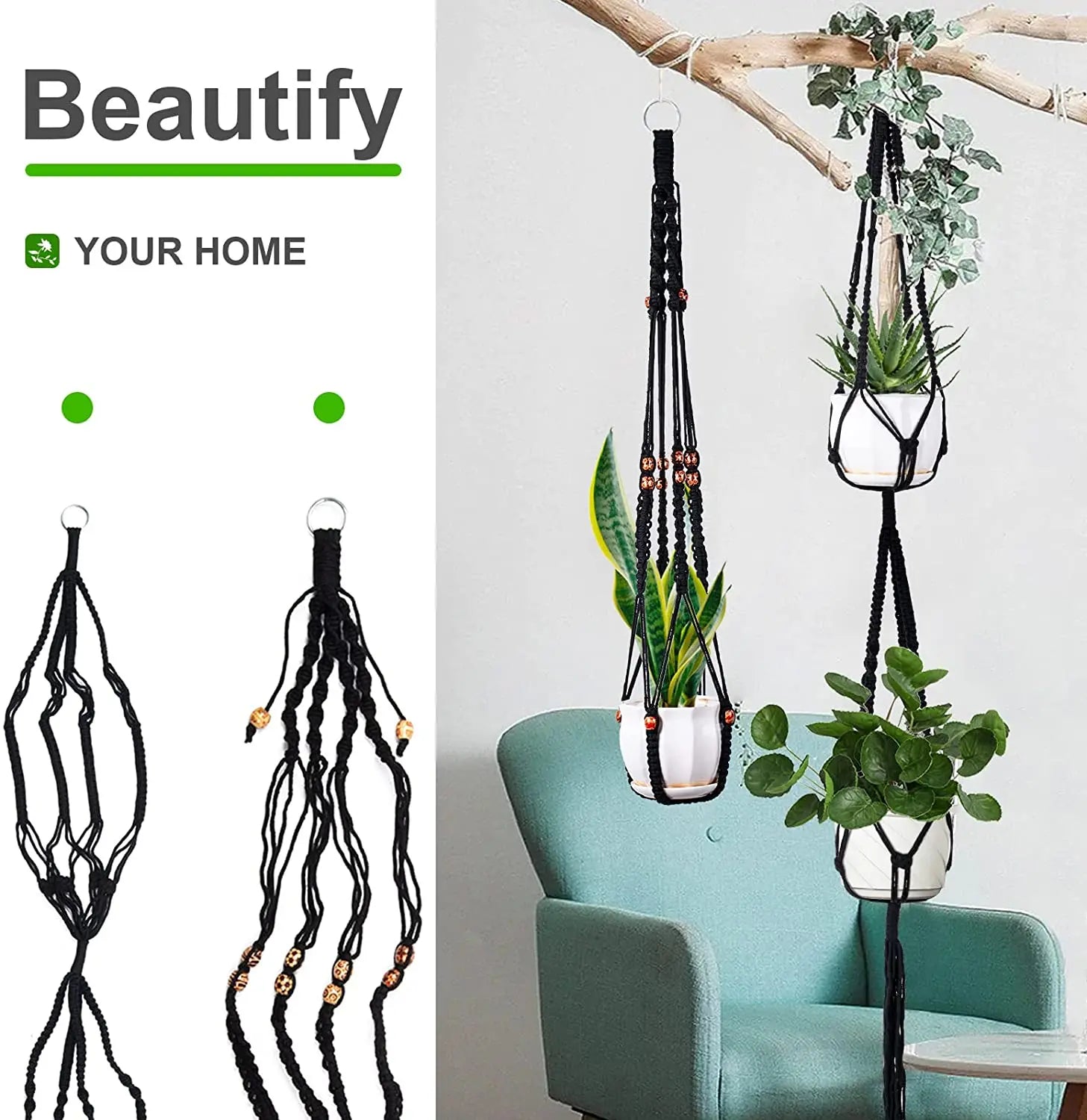 Hanging Plant Holder Basket