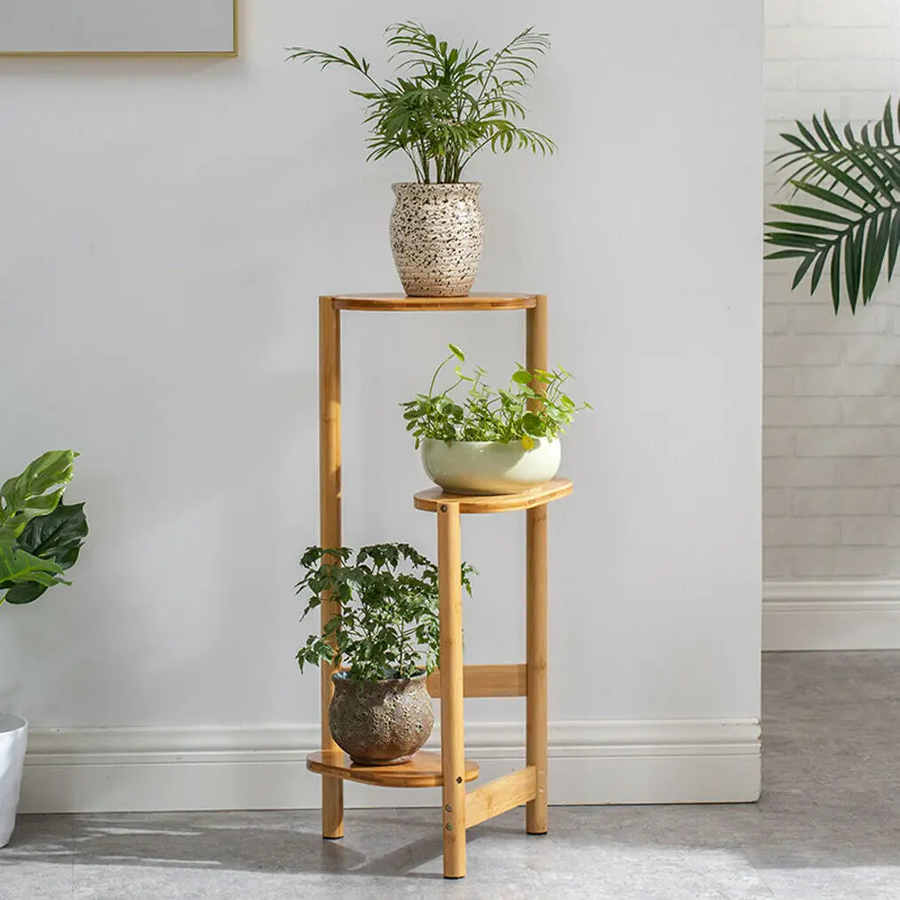 3-Tier Bamboo Plant Stands