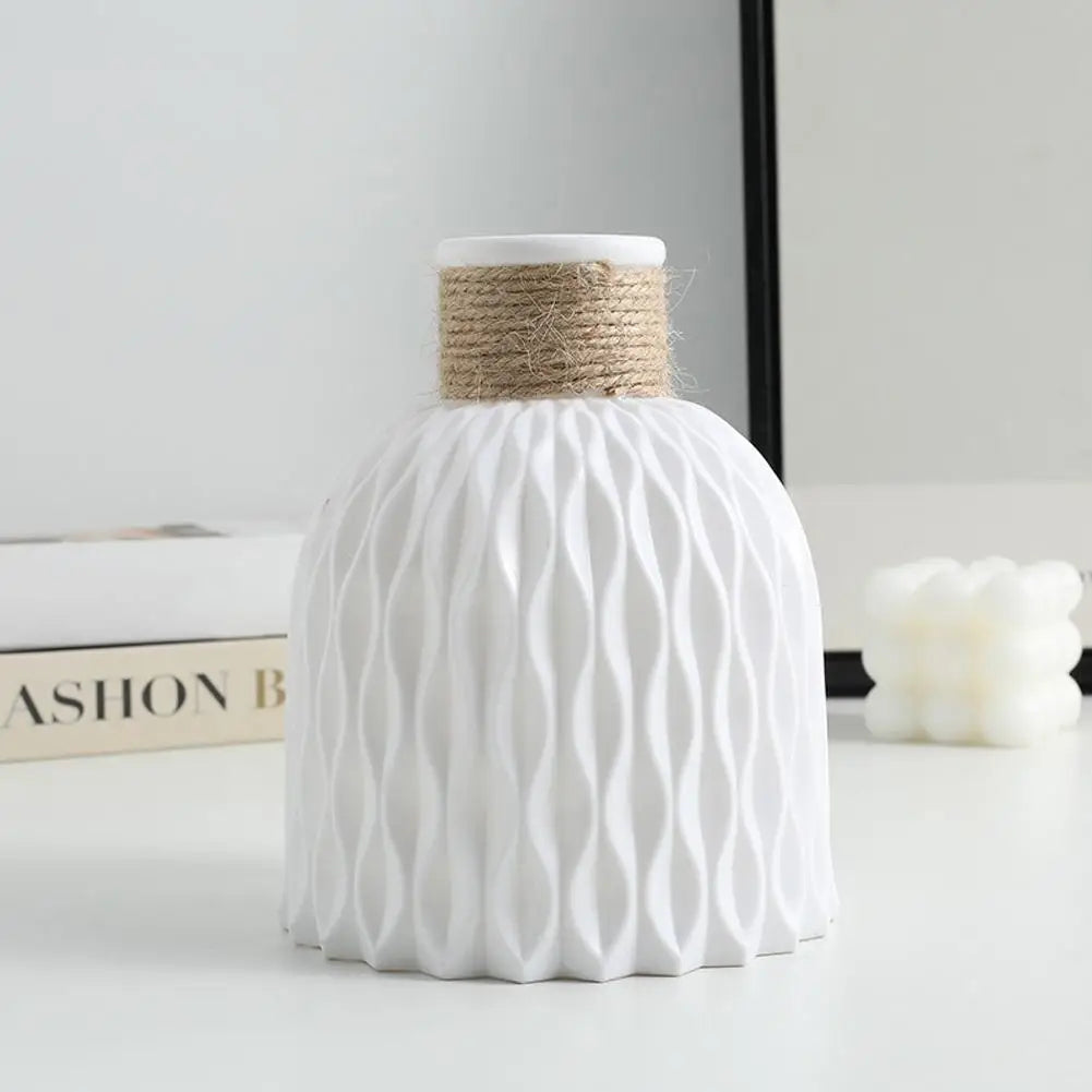 Plastic Rope Vase Flower