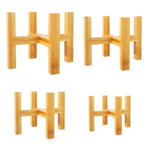 Four-Legged Wood Flower Pot Holder