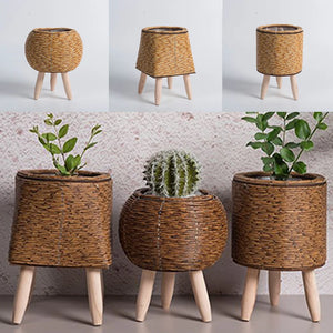 Rattan Woven Flower Pot