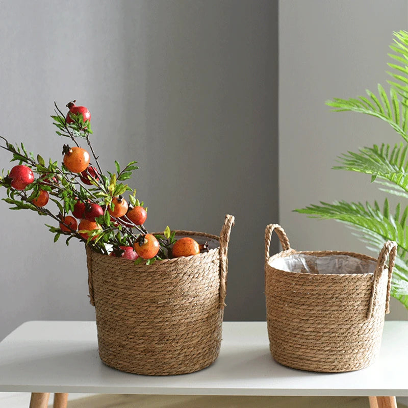 Hand Woven Seagrass Storage Basket