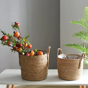 Hand Woven Seagrass Storage Basket
