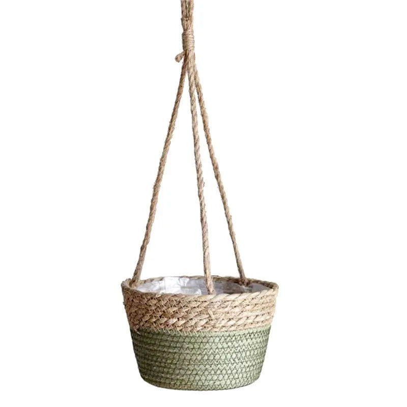 Woven Hanging Flower Pot
