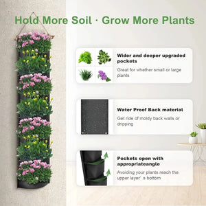 Hanging Wall Planter Bags