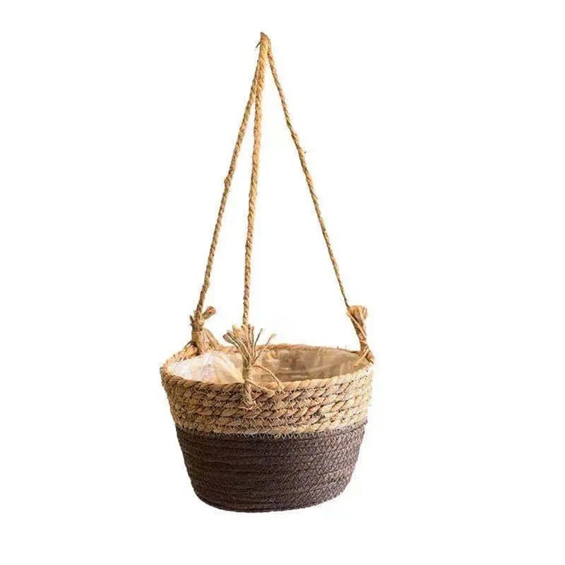 Woven Hanging Flower Pot