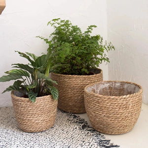Straw Weaving Flower Plant Pot Basket