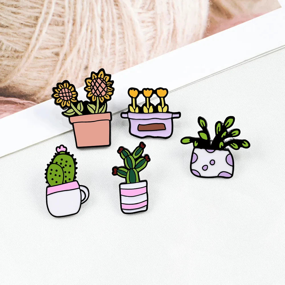 Cartoon Brooch