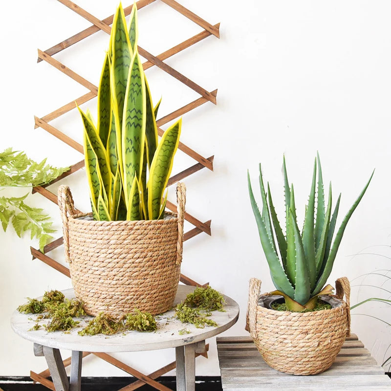 Hand Woven Seagrass Storage Basket