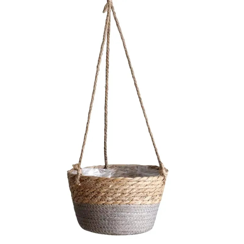 Woven Hanging Flower Pot