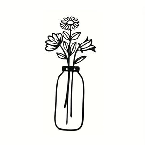 Metal Floral Wall Sculpture