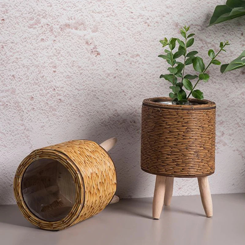 Rattan Woven Flower Pot