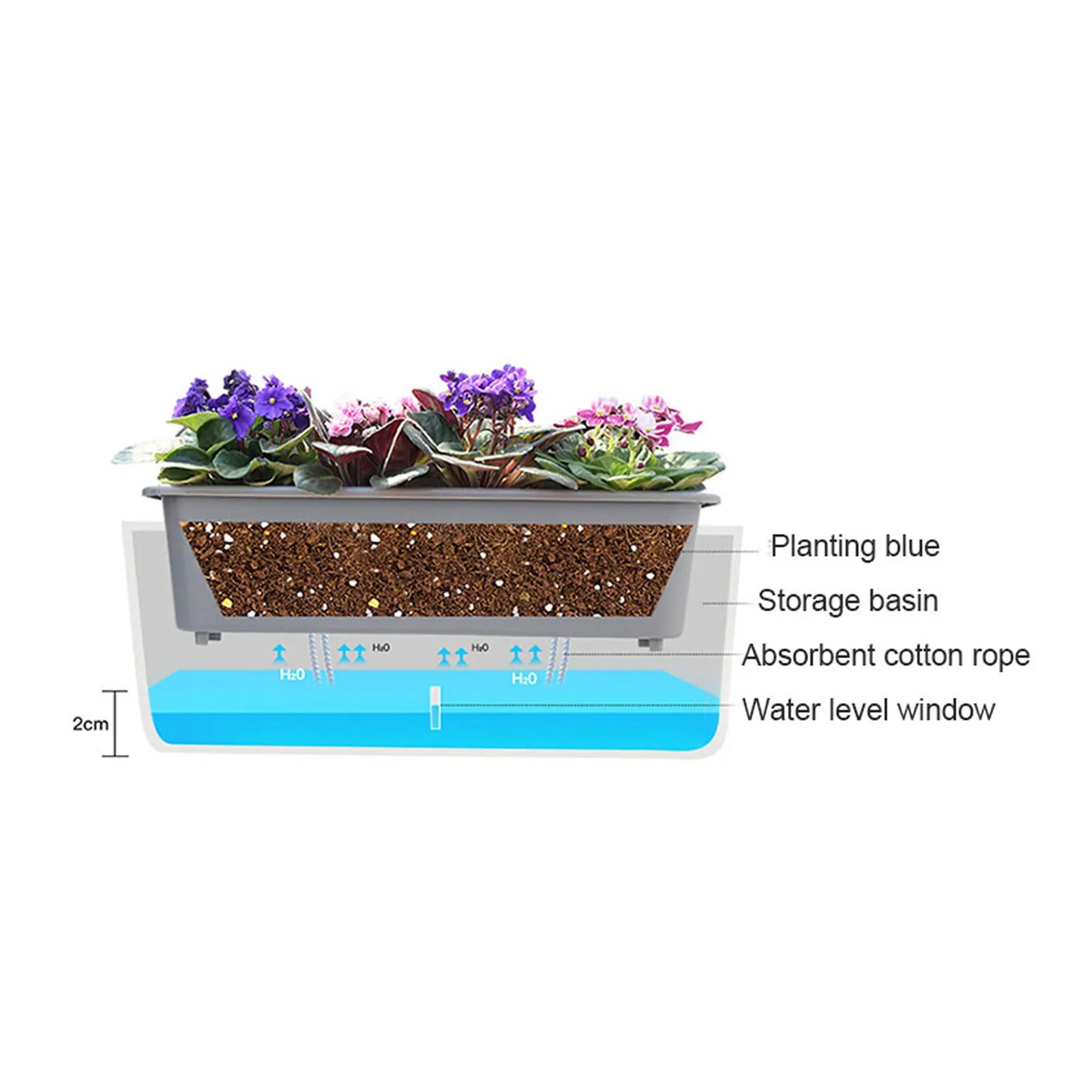 Self-Watering Planter Pot