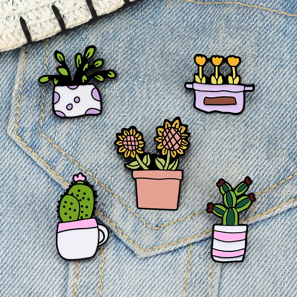 Cartoon Brooch