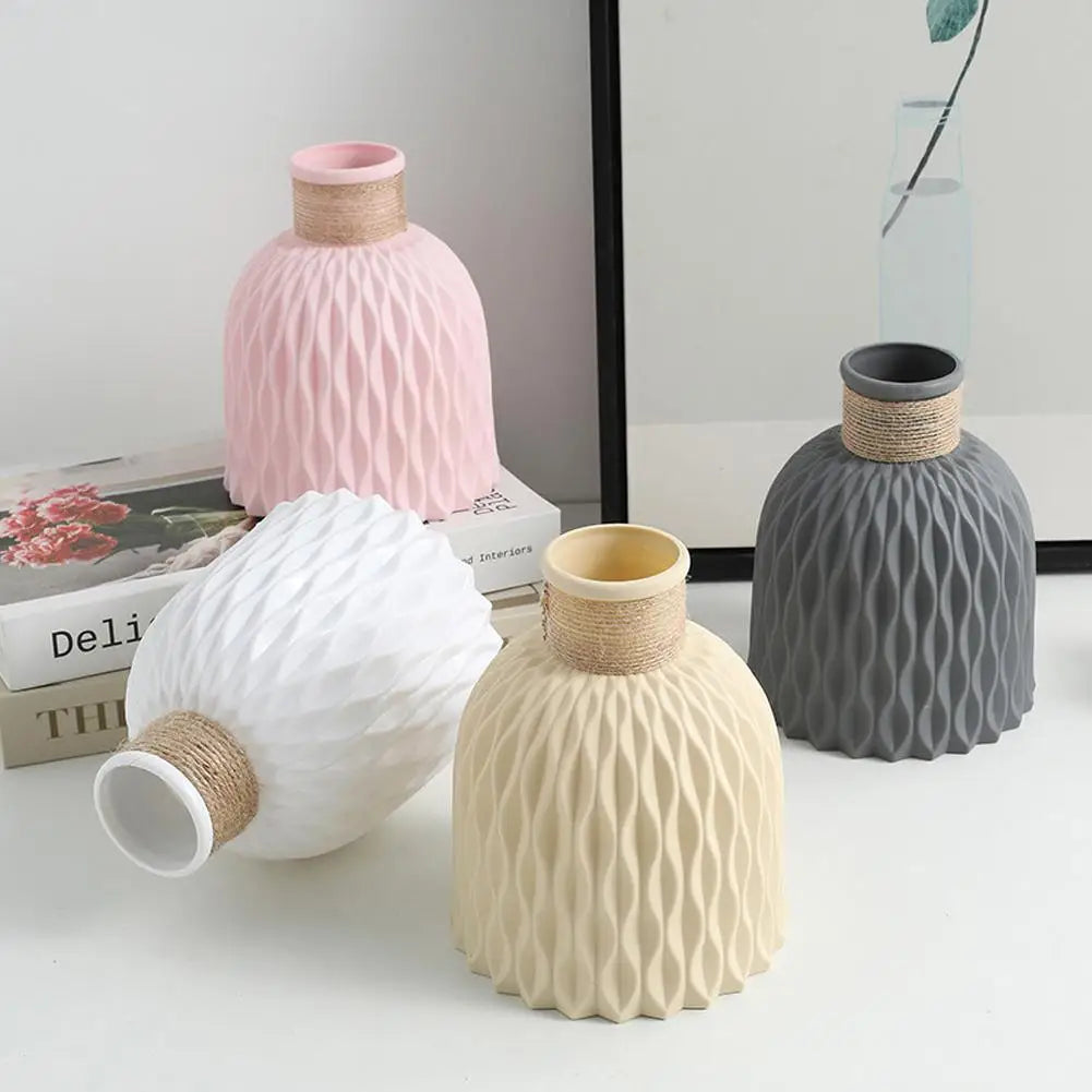 Plastic Rope Vase Flower