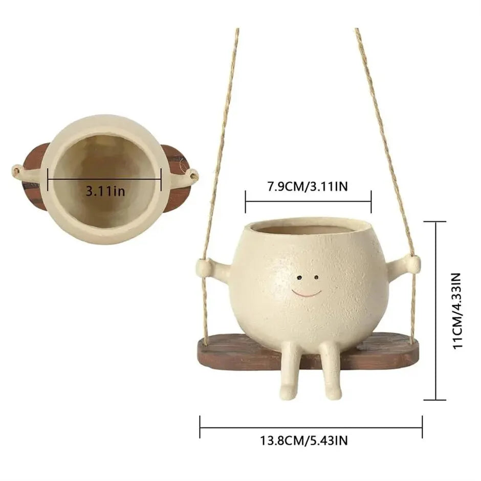 Smile Face Flower Pot