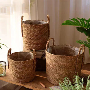 Hand Woven Seagrass Storage Basket