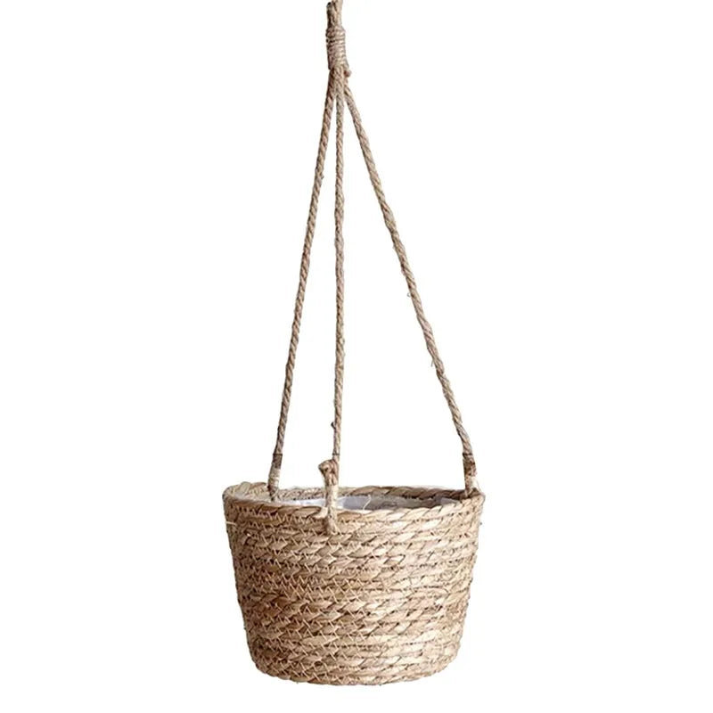 Woven Hanging Flower Pot