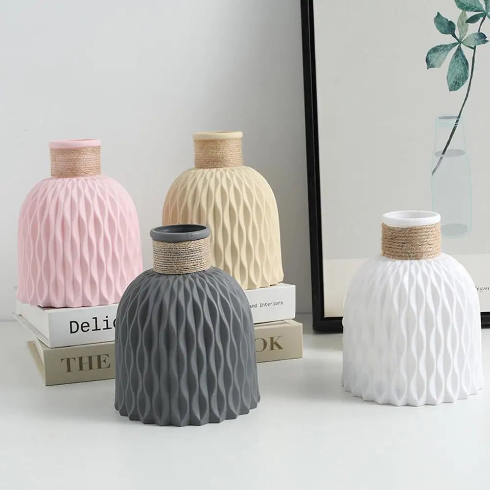 Plastic Rope Vase Flower