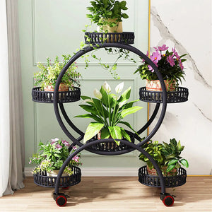 6-Pots Flower Holder Plant Stand