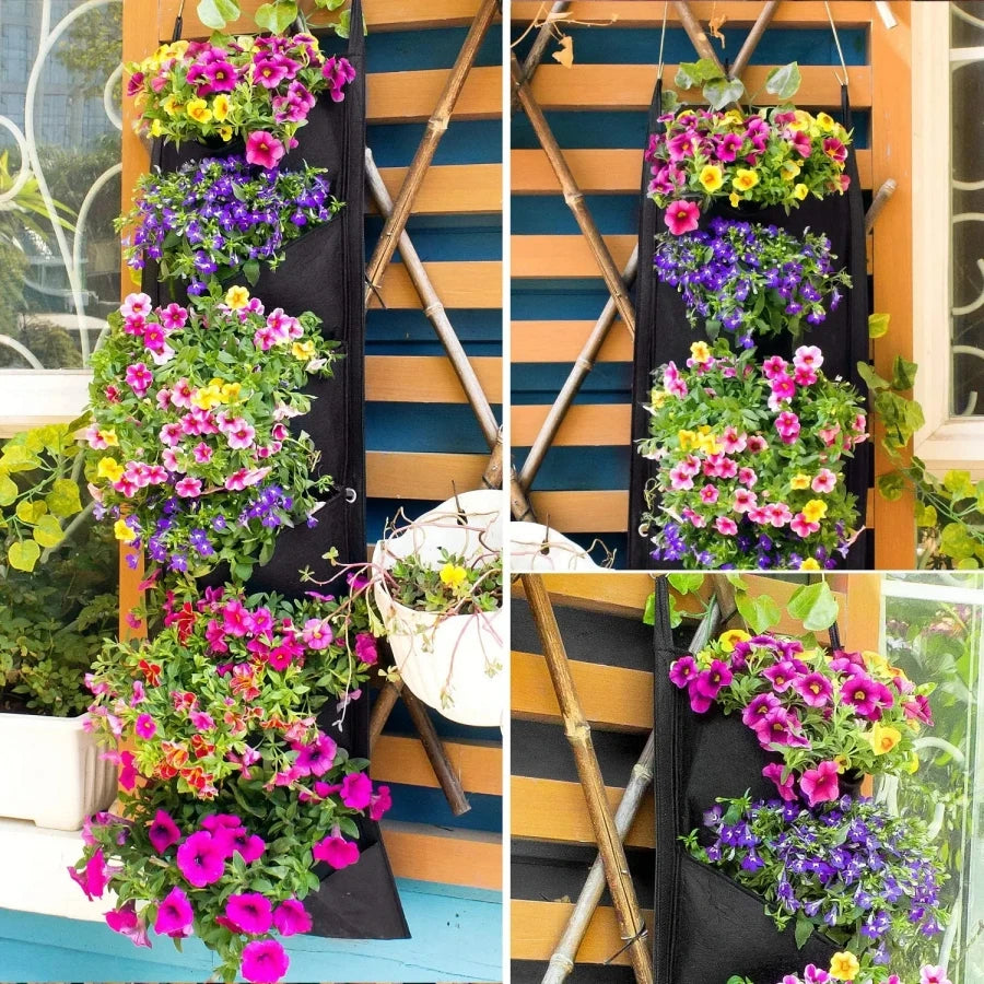 Hanging Wall Planter Bags