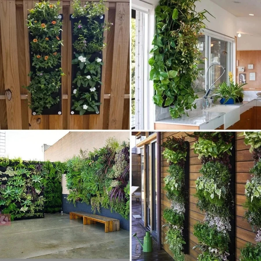 Hanging Wall Planter Bags