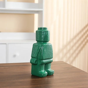 European Resin Statue & Flower Vase
